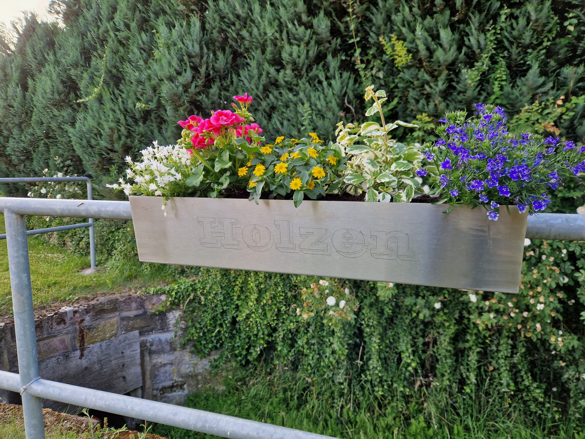 Edelstahl Blumenkasten